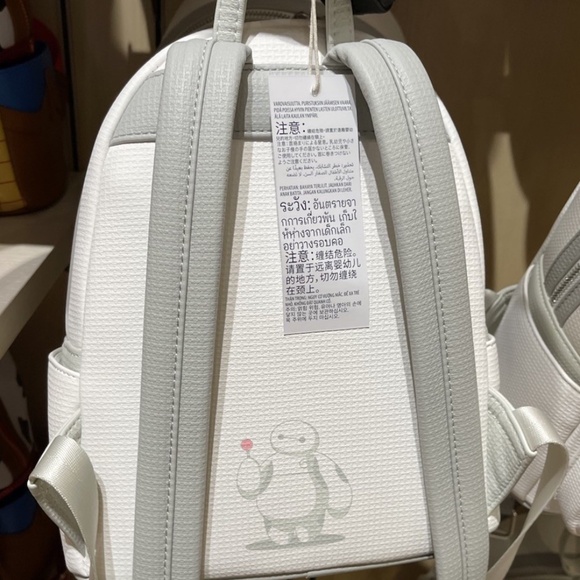 Disney Parks 2025 Big Hero 6 Pastel Baymax Loungefly Backpack - NEW - Picture 3 of 4